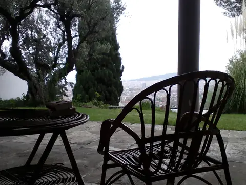 zona común (terraza cubierta con vistas a la ciudad)