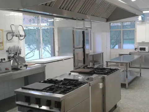cocina industrial del albergue