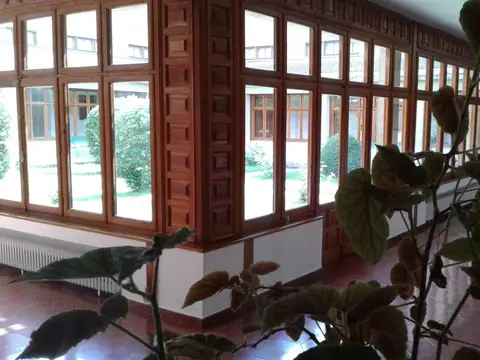 galería acristalada del claustro