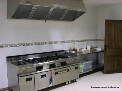 la cocina industrial de la casa