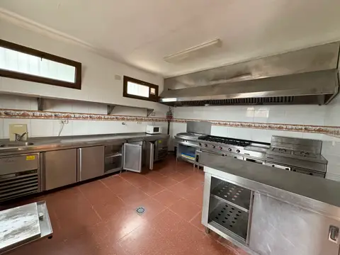 cocina del albergue