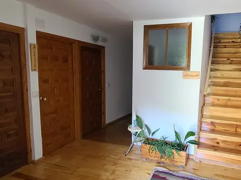 planta baja de la Casa de Acogida, con la escalera