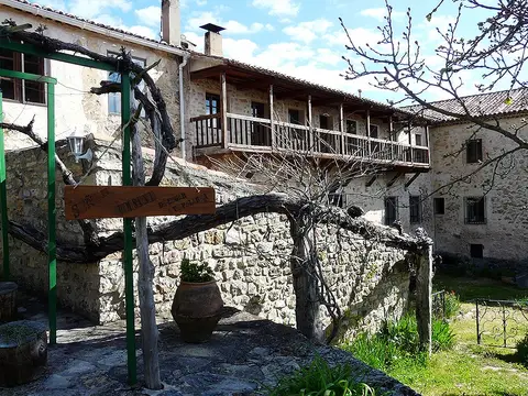 patio del Noviciado dentro del monasterio