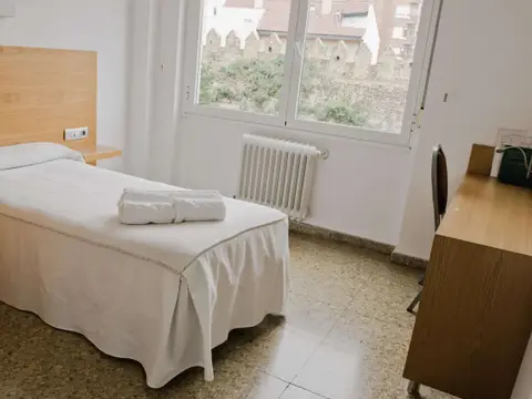 habitacion individual de la casa de espiritualidad