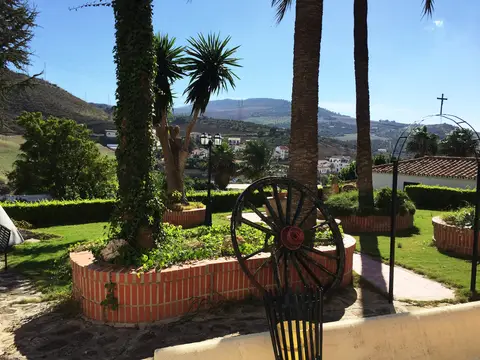 jardín con vistas al valle