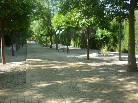 jardín / fuente