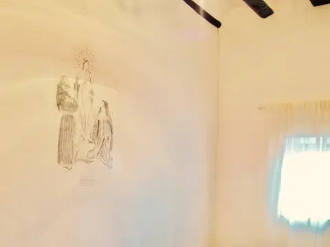 habitación de la hospedería (foto de la etapa de las Clarisas, mismo edificio)