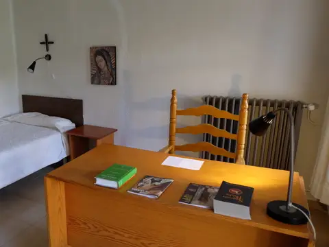 una de las habitaciones de la hospedería
