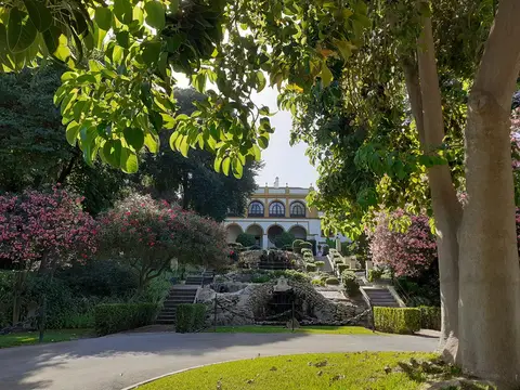 jardín de la finca
